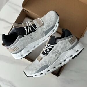 ON Running Cloudnova Women Shoes White Sand